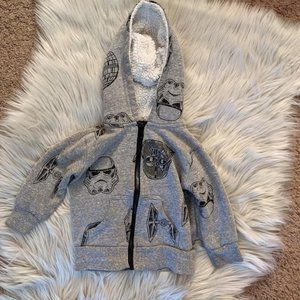 18M Toddler Officially Licensed Star Wars Gray Hoodie